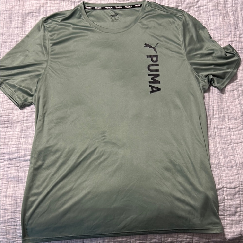 PUMA Sage Green Active Tee